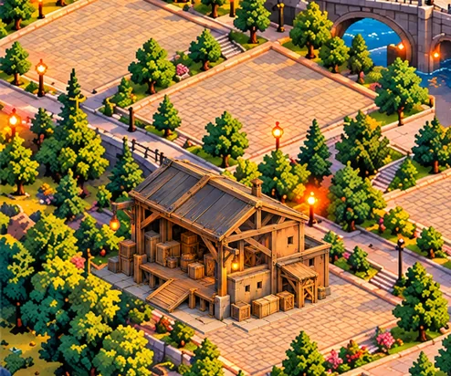 A warehouse in the Downloads district, opened 2 days ago